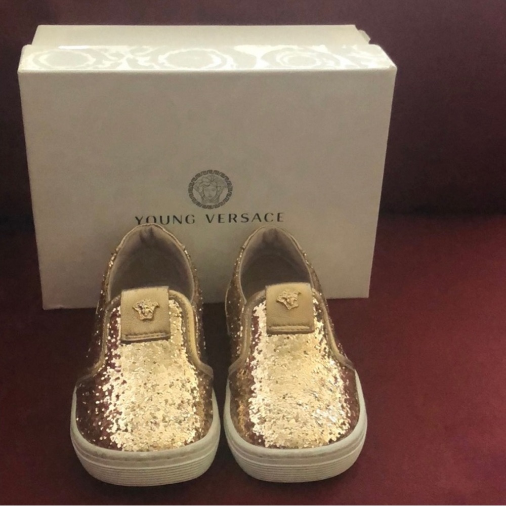 Baby Versace shoes, toddler size 5